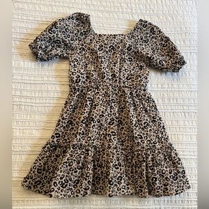 Jessica Simpson girls cheetah print dress. Never worn.